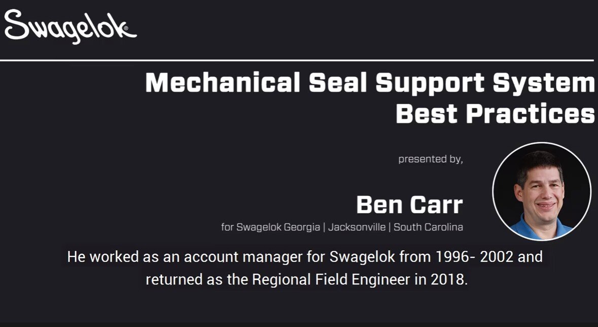 Mechanical Seal Support Webinar